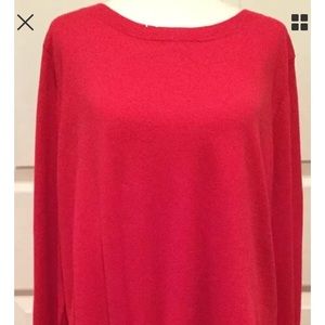 Halogen Top Tie Bow Lower Right side Red Pretty